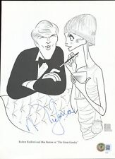 Mia Farrow signed autograph 8x11 cut Actress in The Great Gatsby BAS Stickered picture