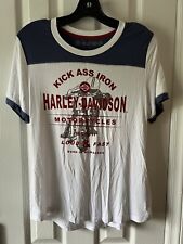 NWOT Womens Size Large Harley Davidson Short Sleeve Lightweight Top picture