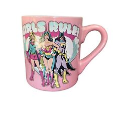 DC Comics Girls Rule Coffee Mug Wonder Woman Batgirl Supergirl 2011 DW/Mic Safe picture