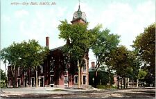 Saco Maine~City Hall~Nellie Peck~Free Baptist Revival Services~L Greenwood~1910 picture