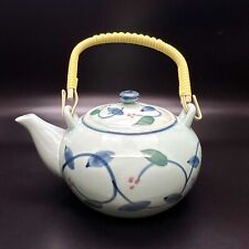 Japanese Ceramic Teapot Signed, Sencha, Green Tea Pot Made in Japan NEW picture