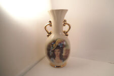 Vintage Joh Peters Gainsborough Lady Portrait Amsterdam Holland Bud Vase picture