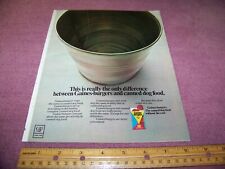 Gaines Burgers Original Print Ad from Magazine Vintage 1970 picture