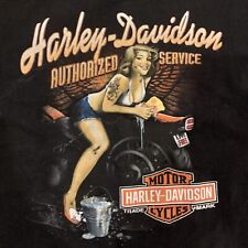 Harley Davidson Motorcycles Men's T Shirt Size Lg Grand Rapids Michigan Black picture