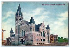 1910 The White Temple Building Portland Sherwood Oregon OR Antique Postcard picture