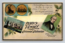 Commodore Perry's Victory Erie PA Multi-View Daniel Dobbins War of 1812 Postcard picture