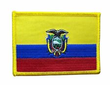 Ecuador Country Of Flag Embroidered 3.5 inch Patch EE6028 F6D34C picture