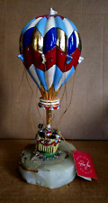 1986 RON LEE Signed Hot Air Balloon 24k Gold Accented Figurine LE Retired picture