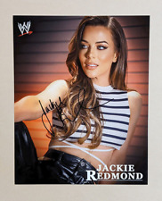 JACKIE REDMOND Signed 8x10 photo WWE BROADCASTER Monday Night Raw NHL coa picture