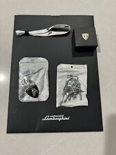 OEM Lamborghini 60th Anniversary Ltd. Ed. Lapel Pin Key Fob Artwork & More RARE picture
