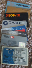 8 DIFFERENT VINTAGE CHARGE CARDS  USED - VOID - EXPIRED FOR COLLECTION ONLY picture