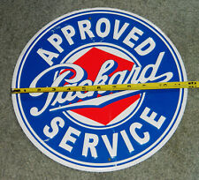 PACKARD AUTHORIZED SERVICE Vintage Style Enamel Metal Sign picture