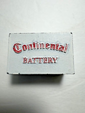 Continental Battery Vintage Advertising Cast Paperweight Automotive 1.75