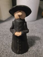 Vintage Minister Original Hand Sculpted Painted Clay Figure picture