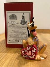 Jim Shore - Disney Traditions  #6010108 Pluto holding Heart NIB picture