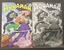 Aquaman #35 DC Silver Foil & Reg Comic Book SET  First Appearance Black Manta picture