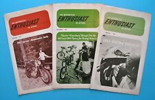 1966-1967 3 Harley Enthusiast Magazine Motorcycle Sportster M65 M65S KRTT Racing picture