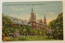 Vtg Postcard, St Stanislaus' House of Retreats, Brooklyn Station, Cleveland, OH picture
