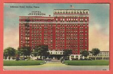JEFFERSON HOTEL, DALLAS, TEXAS – 1940s Linen Postcard picture