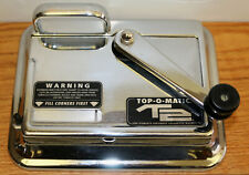 Top-O-Matic T2 'The World's Toughest Cigarette Rolling Machine' - Chrome picture