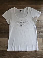 Women's genuine harley davidson white t shirt 