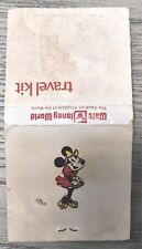 NEW Vintage 1972 Walt Disney World Minnie Mouse Travel Kit-Sewing, Pins, BandAid picture