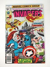 The Invaders #15 Glossy Newsstand (1977 Marvel Comics) Captain America Namor picture