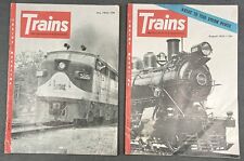 Trains Magazine of Railroading July and August 1954 Locomotive Lot of 2    b4 picture