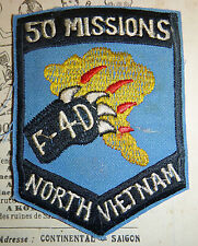 50 WILD WEASEL MISSIONS - USAF - Patch - Phantom F-4D - NVN - Vietnam War, G.765 picture
