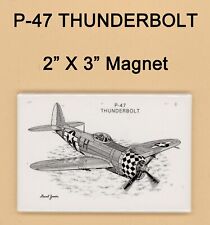 P-47 Thnunderbolt Fighter Plane Memento Magnet 2