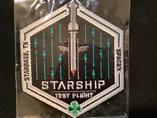 SPACEX STARSHIP TEST FLIGHT STARBASE, TX. AUTHENTIC PATCH picture