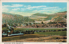 RATON PASS HIGHWAY VIEW UP THE VALLEY POSTCARD RATON NM NEW MEXICO 1920s picture