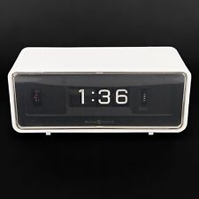 Vintage GE General Model 8125A White Flip Panel/Roll w/ Alarm Clock Working picture