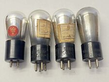 Four 4 1920's Radiotron UX 201A, Bright Star, CeCo Radio Tubes  picture
