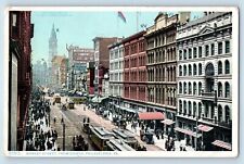 Philadelphia Pennsylvania PA Postcard Market Street Eighth c1910 Vintage Antique picture