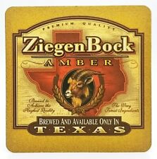 ZiegenBock Amber Beer Coaster-Brewed and Available Only in in Texas-4PS01 picture