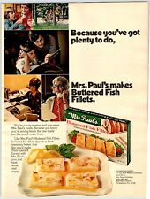 MRS. PAUL'S BUTTERED FISH FILLETS 1973 1970's 8.25