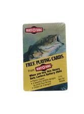 Ray O Vac Vintage 1983 Promo Deck Bass Fish Playing Cards Paul Birling NIP picture