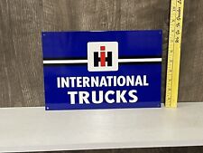 IH International Trucks Metal Sign Farm Diesel Tractor Truck Agriculture Gas Oil picture