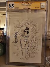 Department of Truth 1 CGC SS 8.5 Peach Momoko Virgin Sketch Variant SIGNED  picture