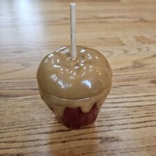 Apple Hallmark Ceramic Caramel Apple Candy Treat Trinket Dish GREAT DISPLAY picture