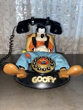 Vintage Disney Telemania Goofy Animated Talking Landline Corded Telephone picture