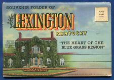 Lexington Kentucky ky 1920s Postcard Folder #2 picture