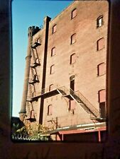 IS20 ORIGINAL SLIDE New York 35mm HUDSON RIVER SPERRY WAREHOUSE TROY NY FIRE ESC picture