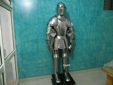 Medieval Knight Crusader Full Suit Of Armor Knight Close Face Armour Halloween picture