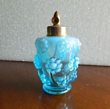 Fenton Opalescent Blue Hobnail Daisy Pattern Perfume Bottle picture