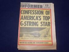 1964 APRIL 5 NATIONAL INFORMER NEWSPAPER -CONFESSION OF AMERICA'S STAR- NP 6911 picture