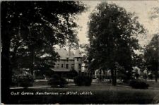 1909. OAK GROVE SANITARIUM. FLINT, MICHIGAN. POSTCARD. DC4 picture