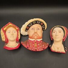 Bossons Congleton England chalkware King Henry, Anne Boleyn, Catherine of Aragon picture