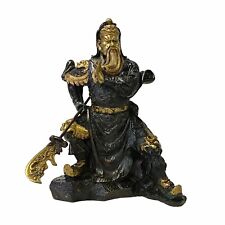 Chinese Handmade Metal Guan Yu Zheng Fei General Quan Statue ws1699 picture